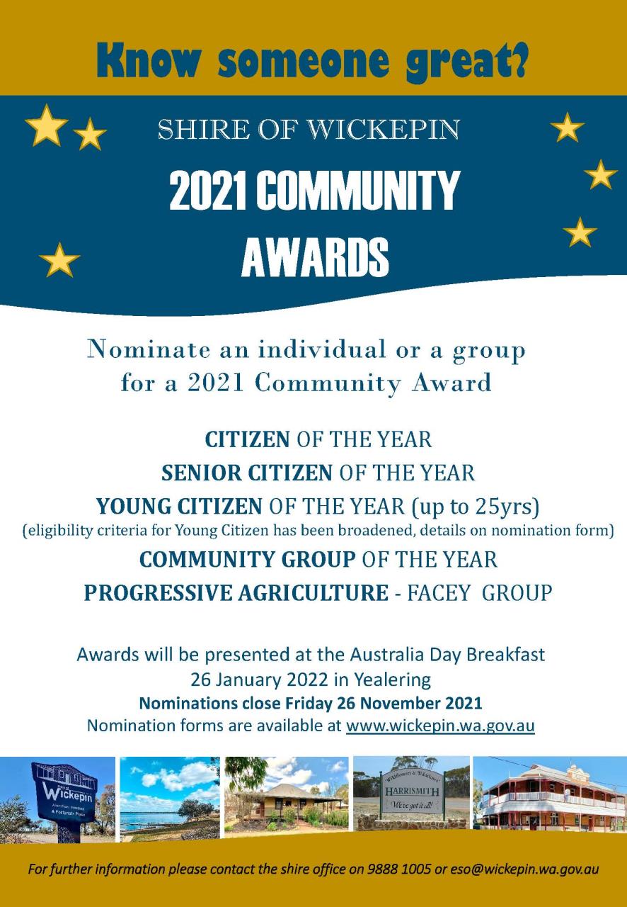 2021 Community Awards