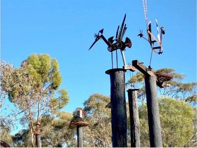 Wickepin - Bird Sculptures