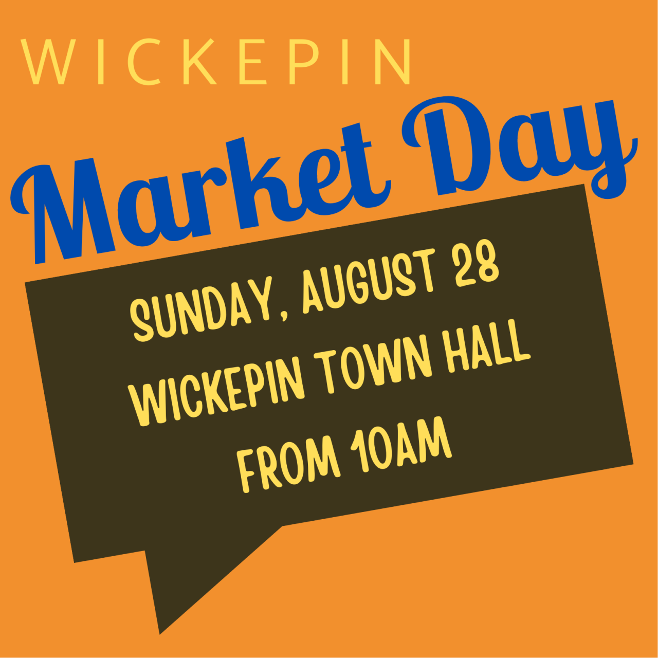 Wickepin Market Day!