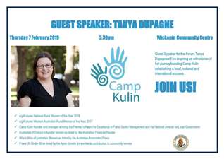 Guest Speaker: Tanya Dupagne