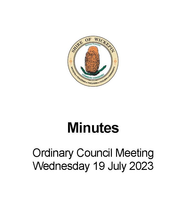 July 2023 Minutes of Council