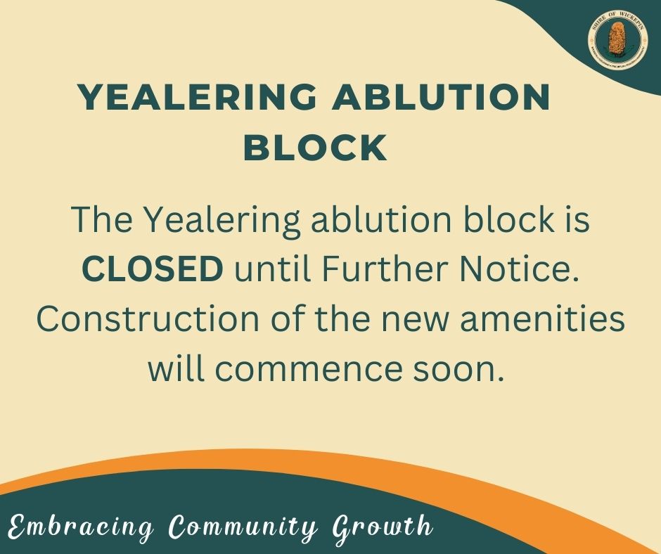 Yealering Ablution Block